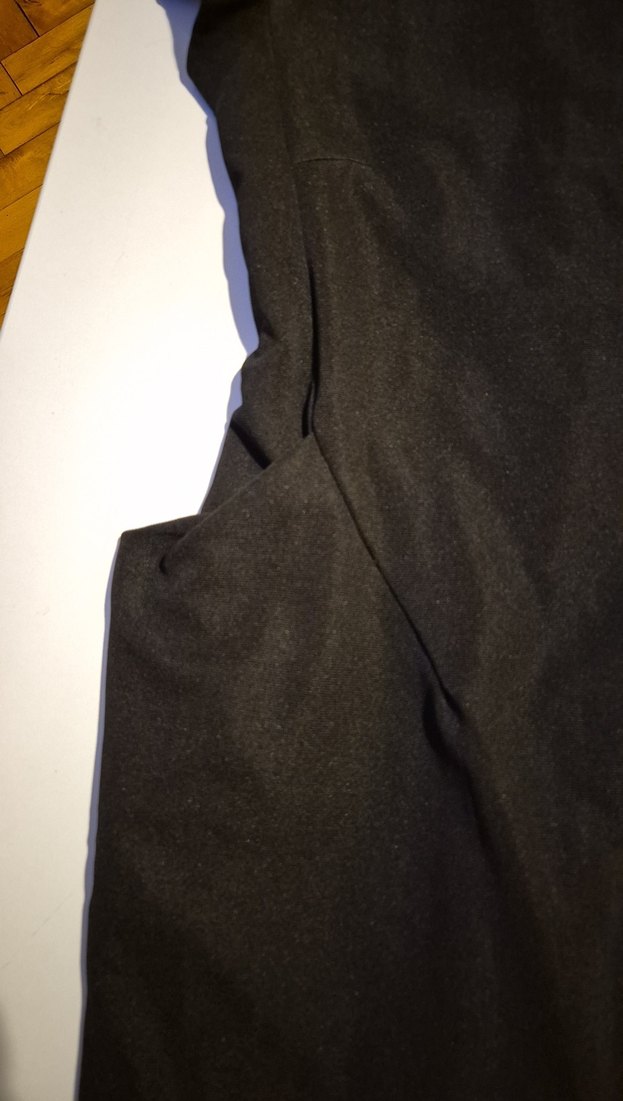 Drapeli Siyah kalem elbise - Görsel 3