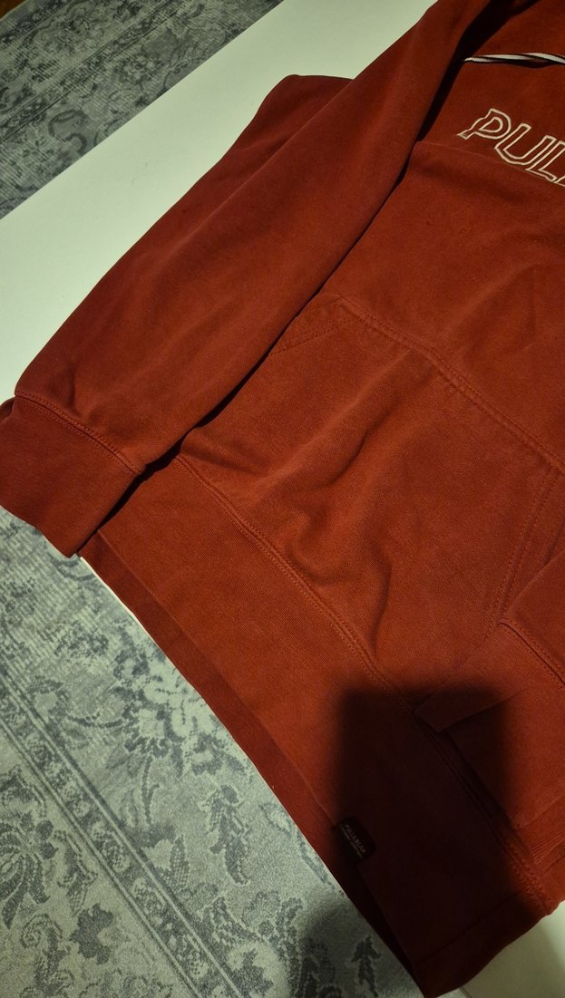 Pull&Bear Kiremit Kapüşonlu Sweatshirt — görsel 3/3