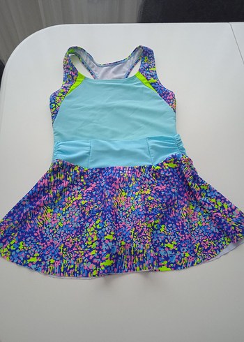 LC Waikiki Kız Çocuk Renkli Batik Desenli Mayo