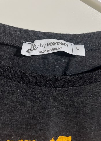 Gri Baskılı Bohem Kadın Tişört - Görsel 2