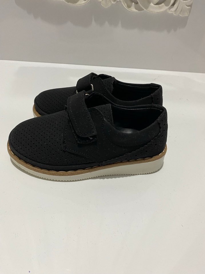 Erkek Çocuk Siyah Cırt Cırtlı Günlük Ayakkabı - Görsel 3