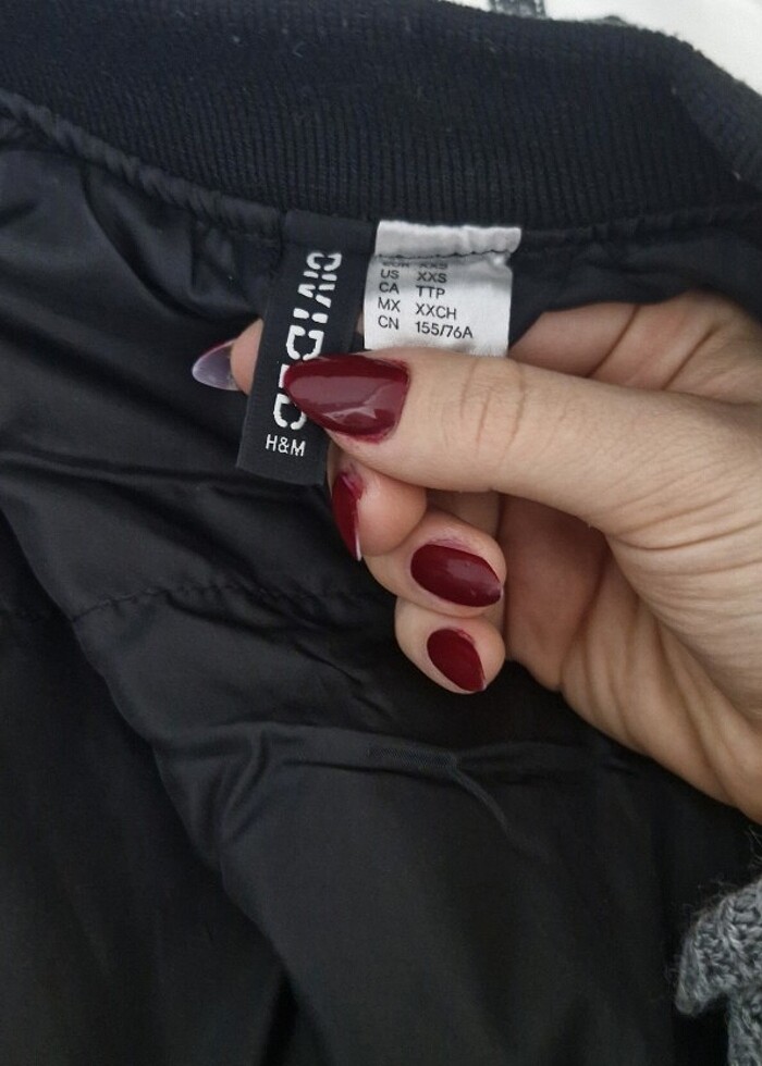 H&M oversize deri ceket - Görsel 5