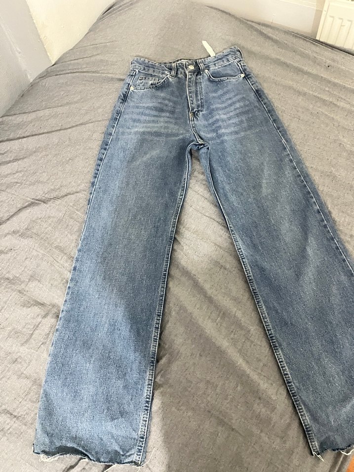 stradivarius normal kesim jean - Görsel 4
