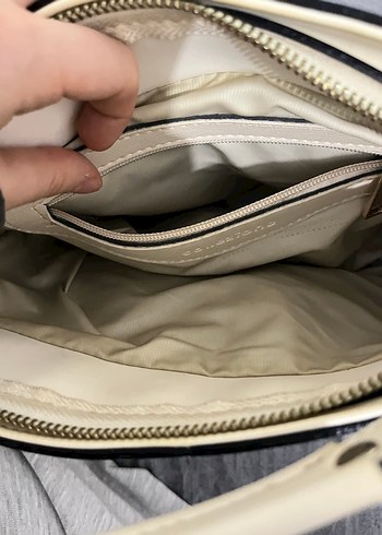 Minimalist Beyaz Deri Kadın Çanta - Görsel 6