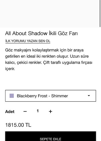 Clinique ikili göz fari - Görsel 3