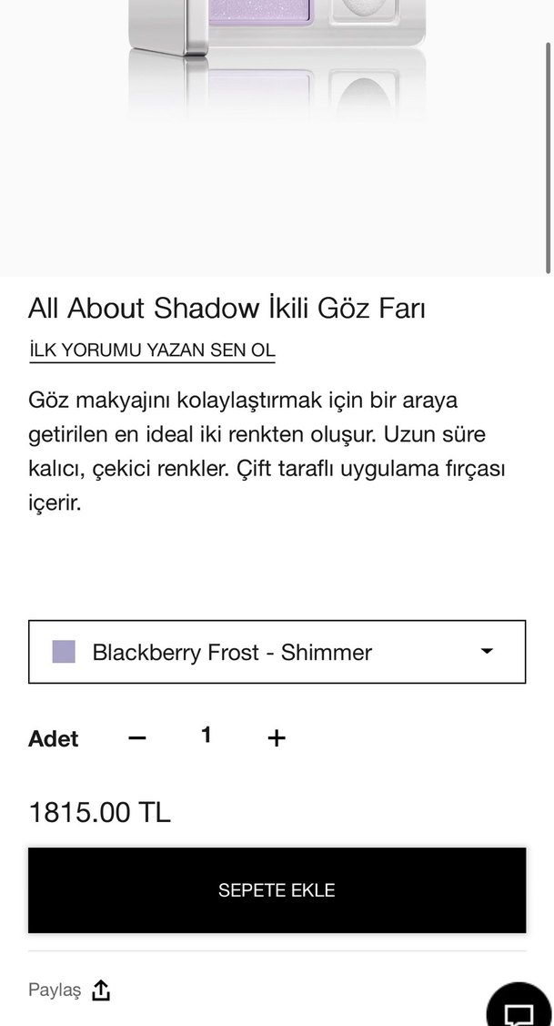 Clinique ikili göz fari - Görsel 3