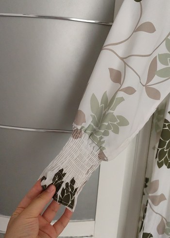 40 Beden Uzun, Baskılı, Bol Kesim Kadın Elbise