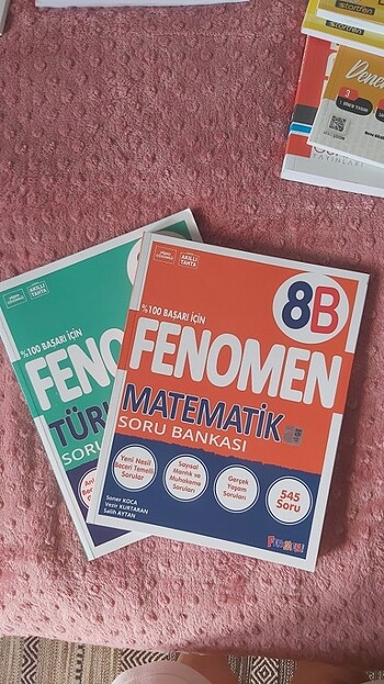 8.sınıf Lgs/Fenomen Türkçe ve Matematik sorubankası kitapları