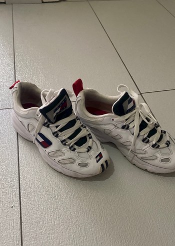 Beyaz Platform Topuklu Kadın Spor Ayakkabı - Görsel 6