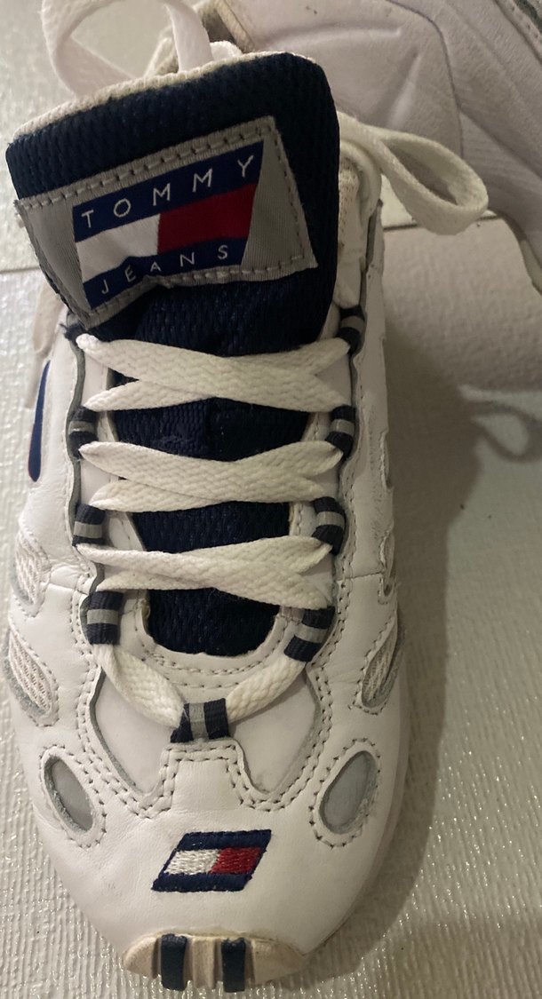 Beyaz Platform Topuklu Kadın Spor Ayakkabı - Görsel 3