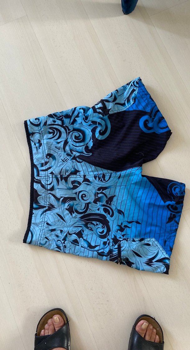 Desenli Mavi Erkek Mini Mayo - Görsel 5