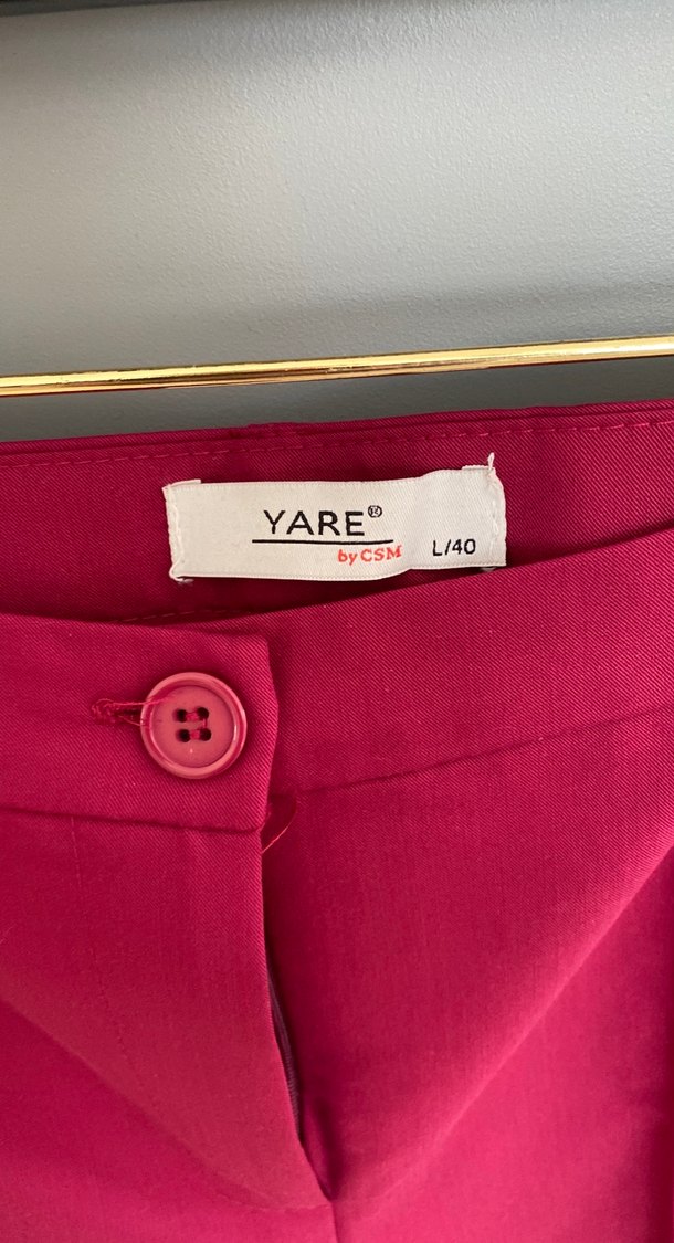 Bordo Midi Kadın Kumaş Pantolon - Görsel 3