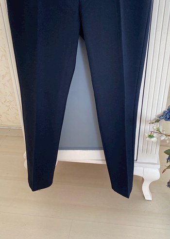 Lacivert Kumaş Kadın Pantolon - Görsel 3