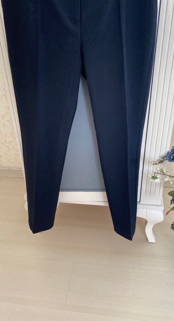 Lacivert Kumaş Kadın Pantolon - Görsel 3