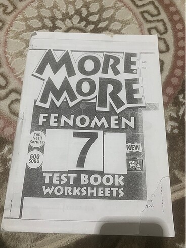 7. Sınıf more more fenomen worksheet