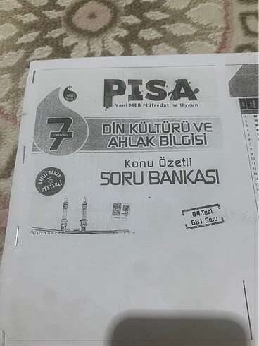 7. Sınıf din kültürü konu özetli soru bankası