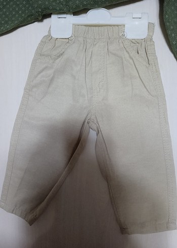 Uzun Kollu Düğmeli Erkek Bebek Takımı - Görsel 2