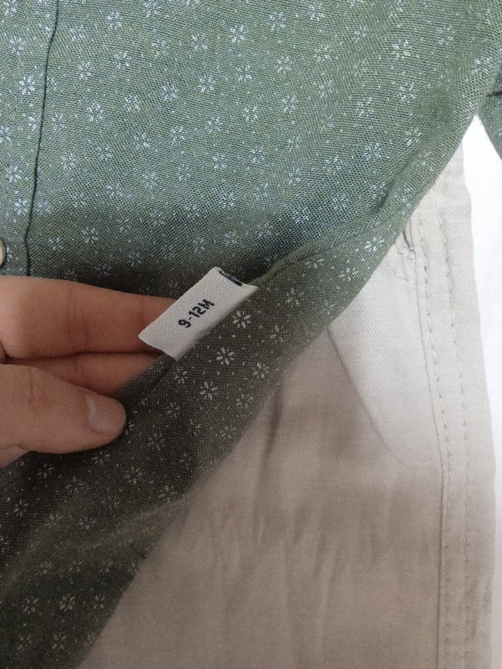 Uzun Kollu Düğmeli Erkek Bebek Takımı - Görsel 3