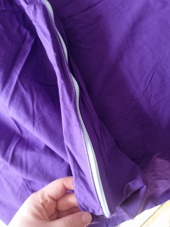 Mor Dantel İşlemeli Nevresim Takımı - Görsel 2