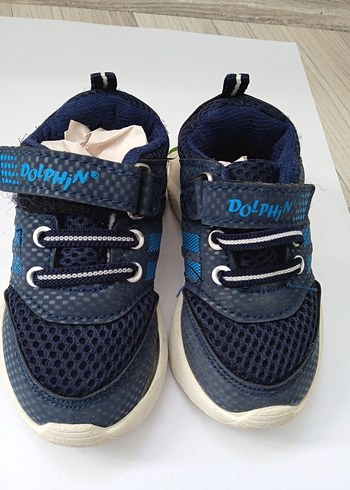 Erkek Çocuk Mavi Yılan Desenli Sneaker