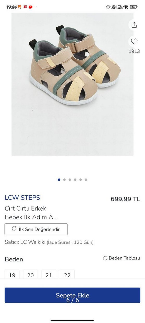 Lcw bebek ayakkabı - Görsel 2