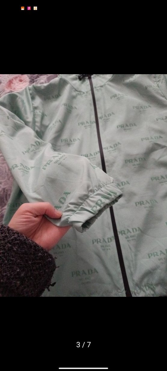 Kapüşonlu Fermuarlı yesil yagmurluk - Görsel 2