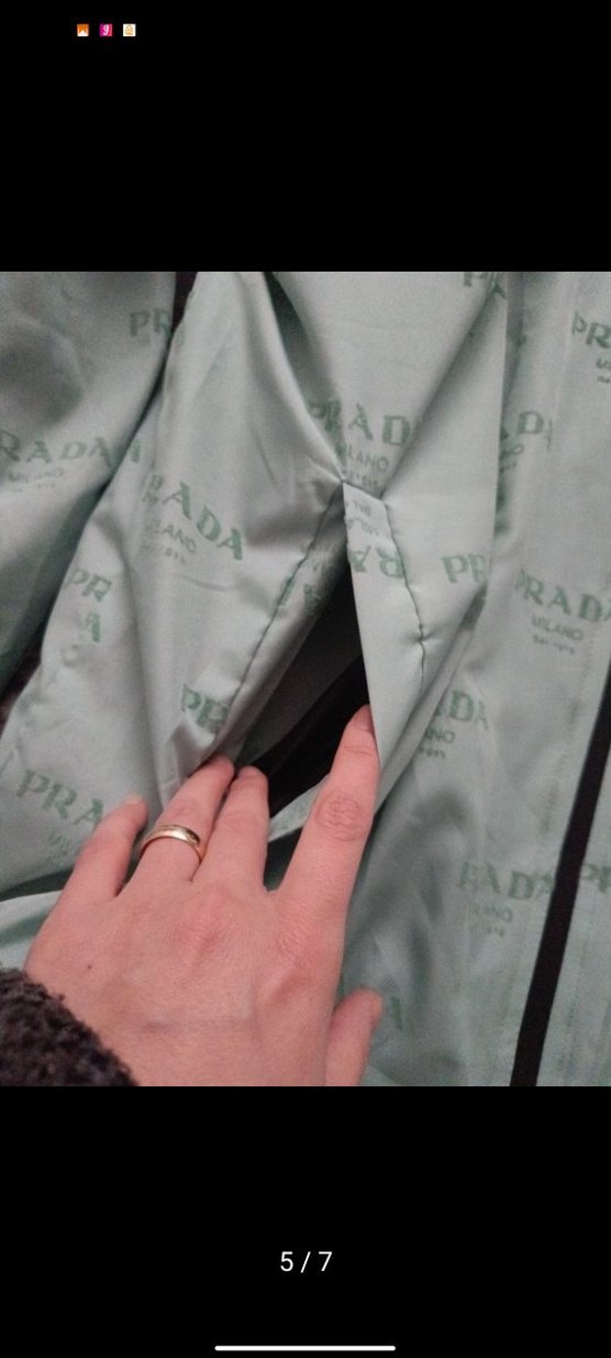 Kapüşonlu Fermuarlı yesil yagmurluk - Görsel 4