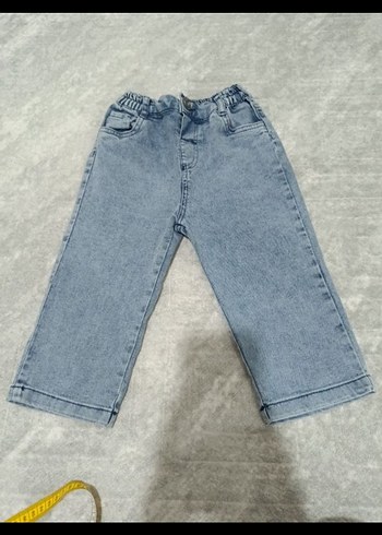 Mavi Elastik Bel Erkek Çocuk Kot Pantolon - Görsel 2