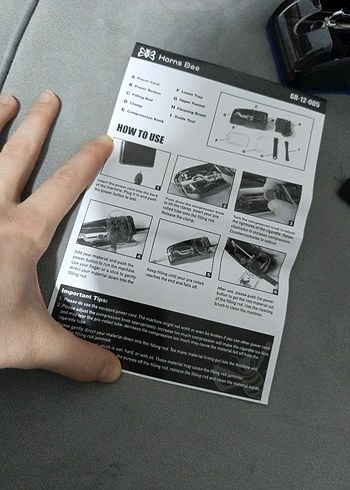 HORNS Elektrikli Otomatik  Sarma Makinesi Mavi (Slim) - Görsel 5