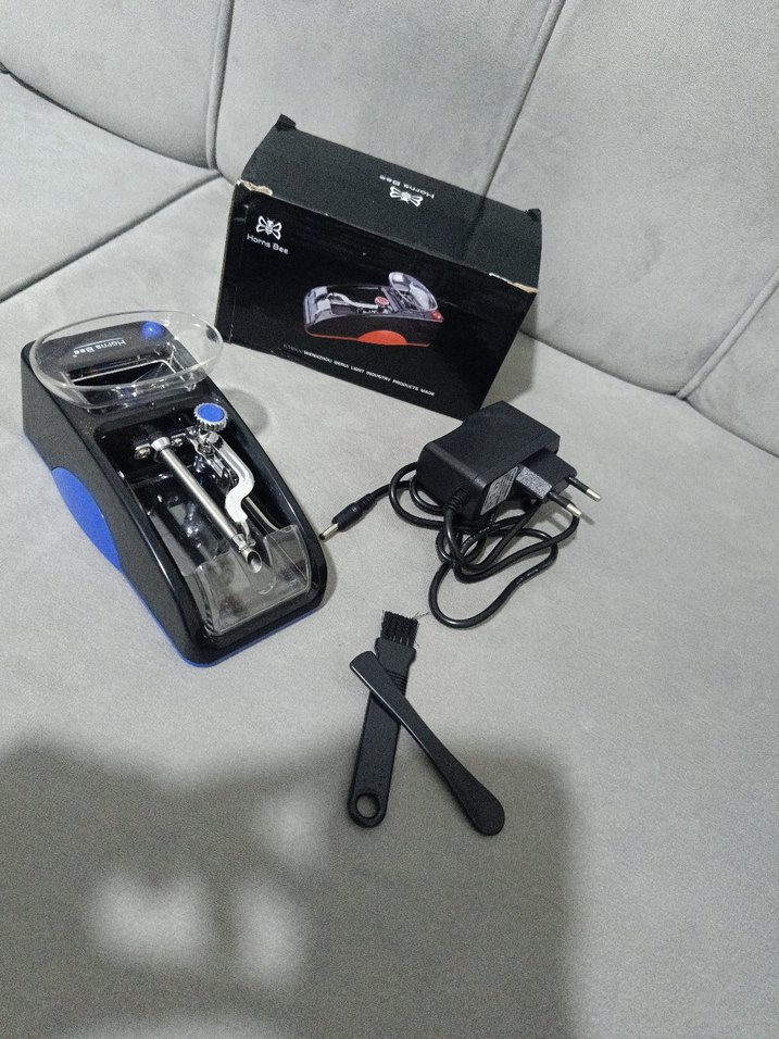 HORNS Elektrikli Otomatik  Sarma Makinesi Mavi (Slim) - Görsel 3