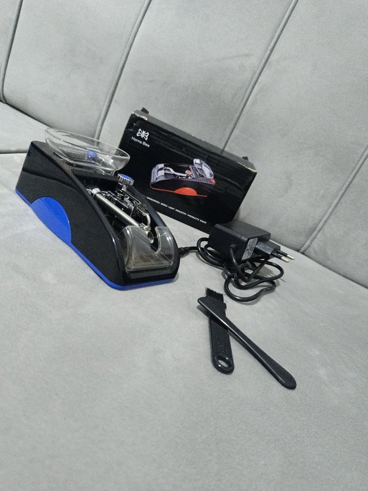 HORNS Elektrikli Otomatik  Sarma Makinesi Mavi (Slim) - Görsel 2