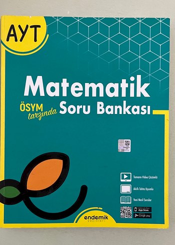 Endemik yayınları Ayt matematik soru bankası