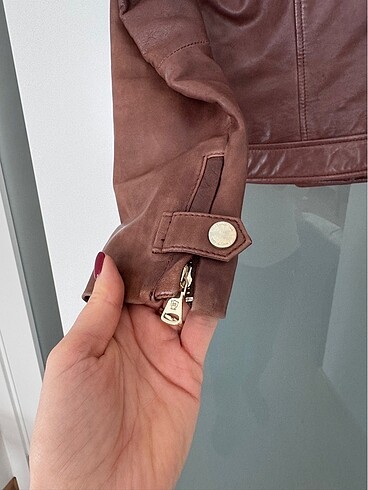 s Beden Massimo Dutti Deri Ceket