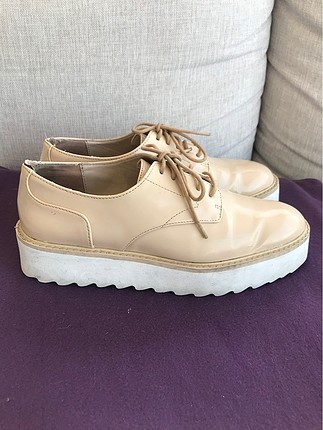 Zara Nude Platform Oxford