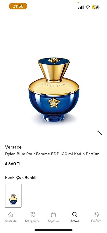 VERSACE POUR FEMME DYLAN BLUE BAYAN PARFÜM