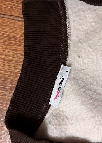 V Yaka Rahat Kesim Kadın Sweatshirt - Görsel 2