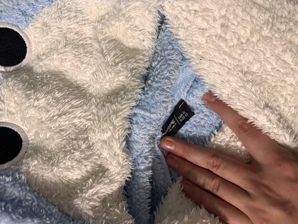 Peluş sweat köpekbalığı desenli - Görsel 2