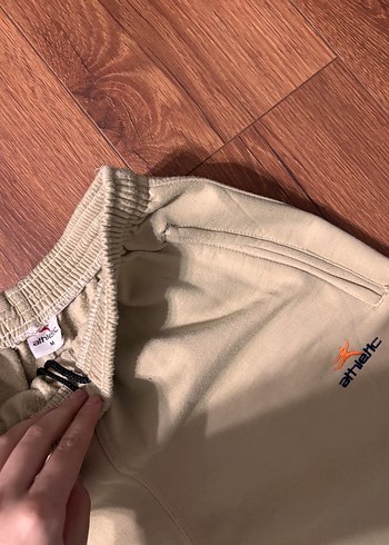 Bej Rahat Kesim Kadın Eşofman Altı orjinal - Görsel 2