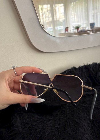 Mor Renkli Tokalı Kadın Gözlüğü - Görsel 3