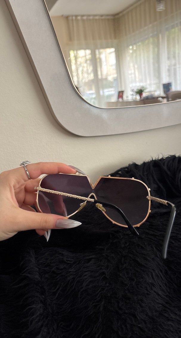 Mor Renkli Tokalı Kadın Gözlüğü - Görsel 3