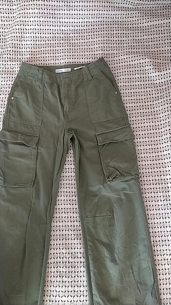 Bershka Bershka straight fit kargo