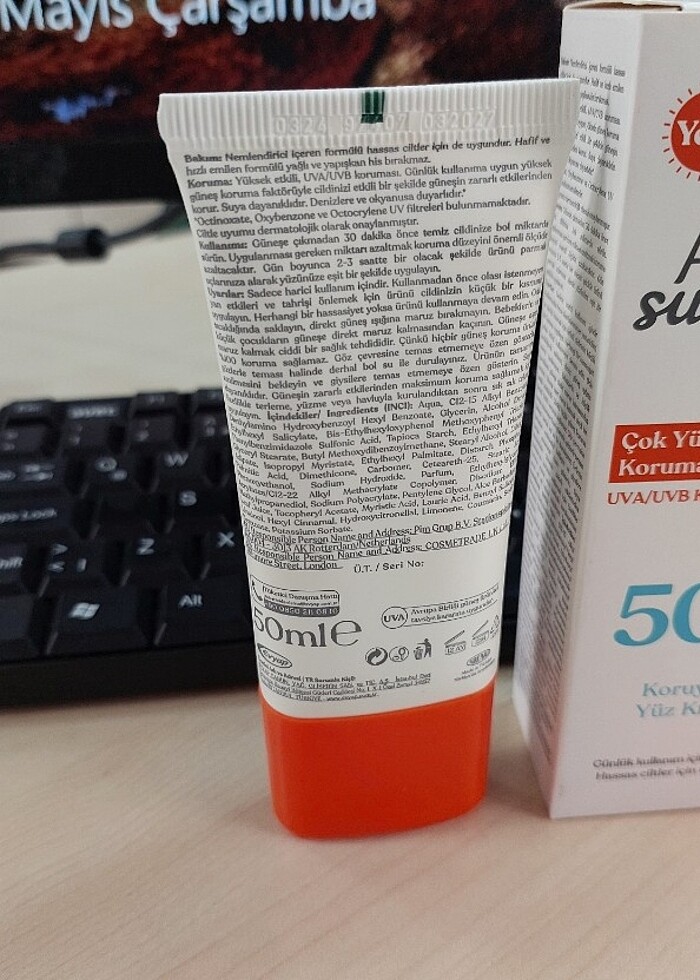 Yüz gunes kremi - Görsel 3