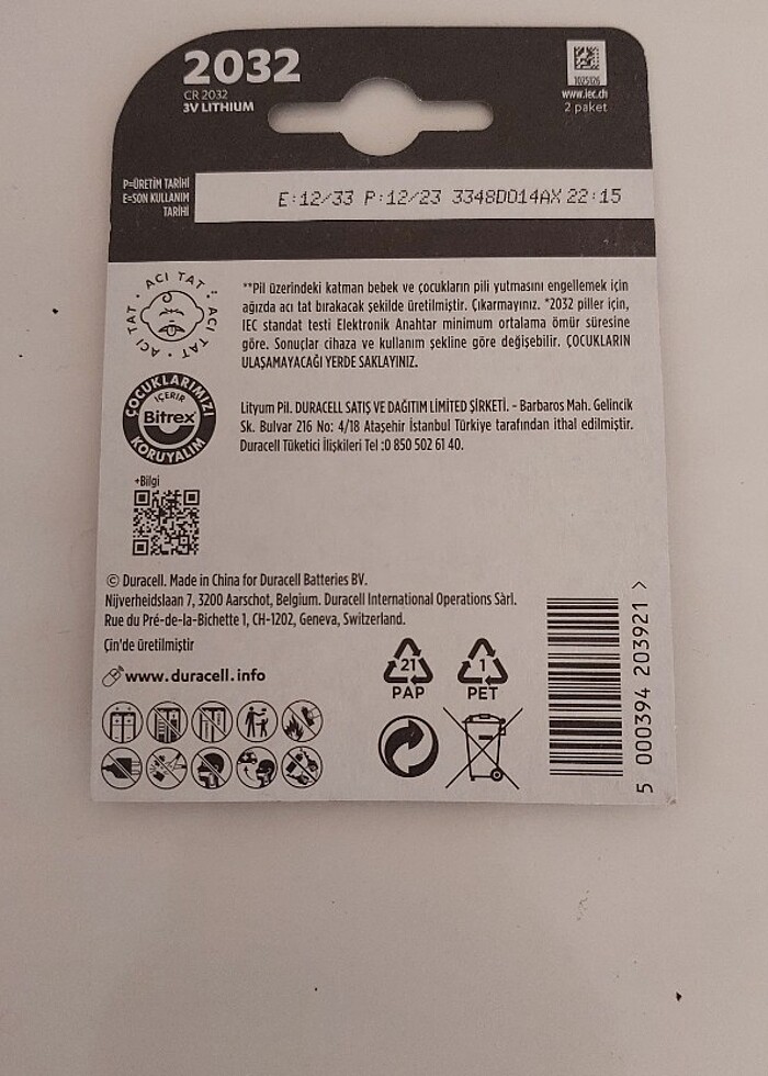 Düğme pil - Görsel 2