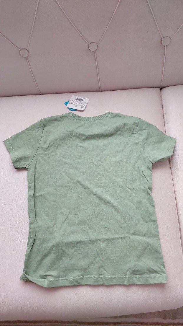 Yeşil Baskılı Erkek Çocuk Tişörtü - Görsel 3