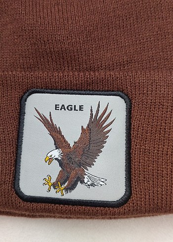 Kahverengi Örme Kadın Bere - Görsel 3