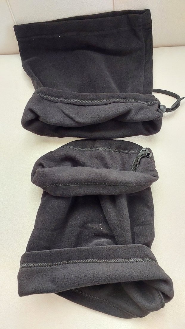 Siyah Örgü Parmaksız Eldiven ve Boyunluk Seti - Görsel 4