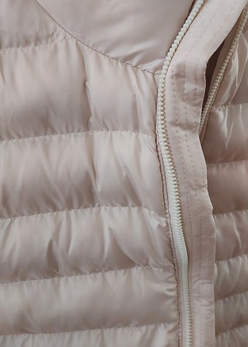 Beyaz Fermuarlı Kısa erkek Yelek - Görsel 2