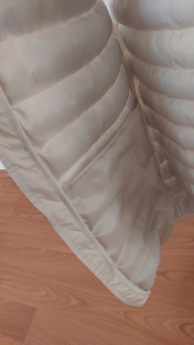 Beyaz Fermuarlı Kısa erkek Yelek - Görsel 3