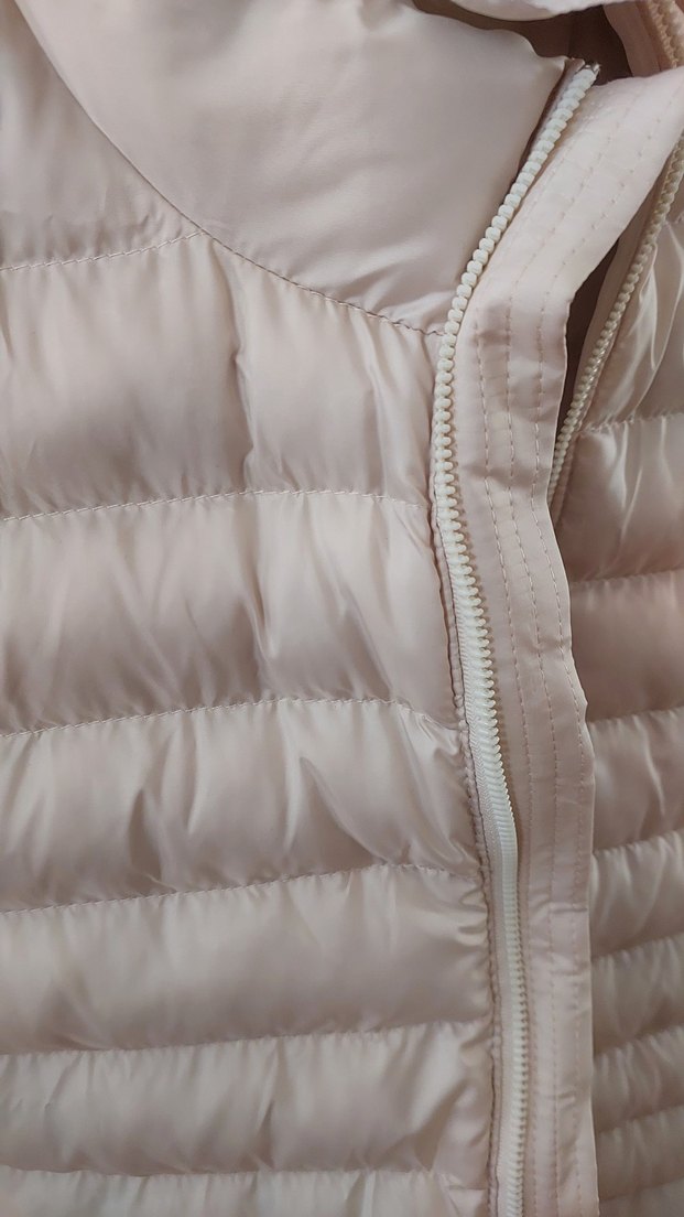 Beyaz Fermuarlı Kısa erkek Yelek - Görsel 2