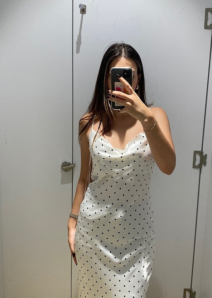 Lcw puantiye elbise - Görsel 2